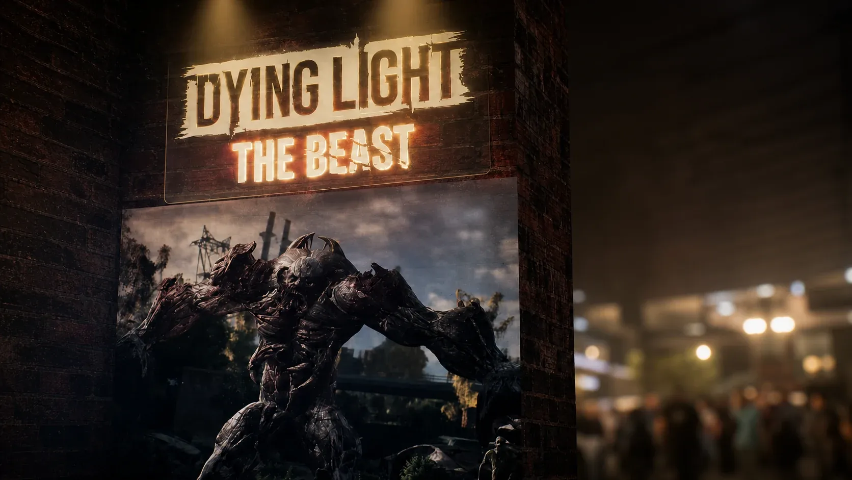 Yisabeley em conteúdo de Dying Light: The Beast com a ativação ao fundo