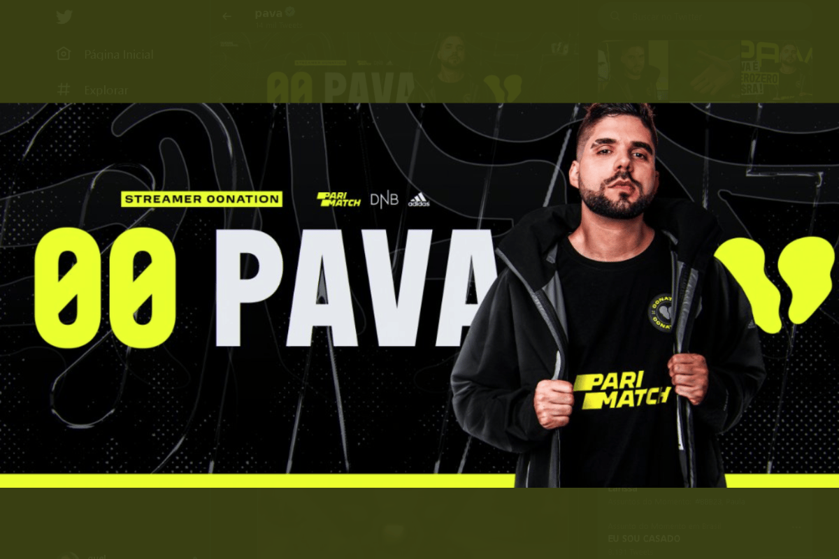 Imagen del anuncio de Pava como streamer de 00 Nation en 2023